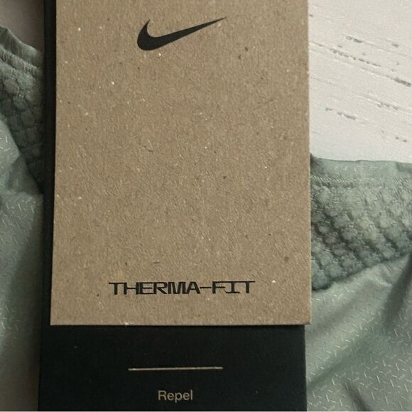 Nike Thermafit Sphere Element Running 1/2 Zip Jacket Green Mens L FZ1115-370 - Picture 3 of 8